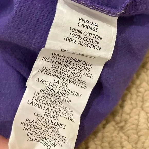 The Children’s Place Girl’s Graphic T-shirt Top “Legit Mama’s Girl” Purple Sz. M - Picture 4 of 5